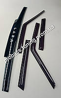 Дефлекторы окон+ дефлекторы капота, ветровики+ мухобойка ВАЗ 21099 акриловые