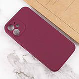 Чохол для iPhone 12 Silicone Case Full Protective (Plum), фото 4
