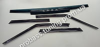 Дефлекторы окон, ветровики+ мухобойка ВАЗ 2115 акриловые