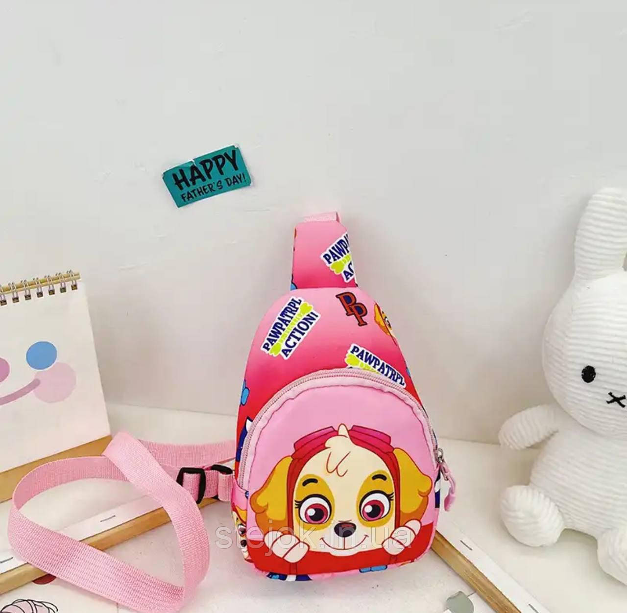 Дитяча сумочка бананка Щенячий патруль Скай, фото 1