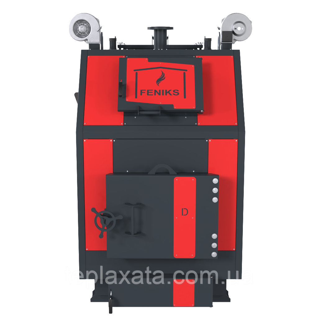 Промисловий твердопаливний котел тривалого горіння Feniks (Фенікс) серія D 200 кВт Plus