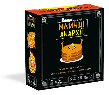 Настільна гра Доббл Млинці Анархії (Dobble Anarchy Pancakes), фото 1