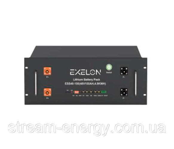 Акумулятор LiFePO4 Exelon 48V 100AH 4800Wh, фото 1
