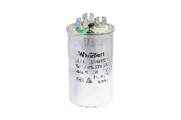 Конденсатор CBB65 25+1.5 мкФ, 440 В, Whicepart (металевий корпус, клеми)