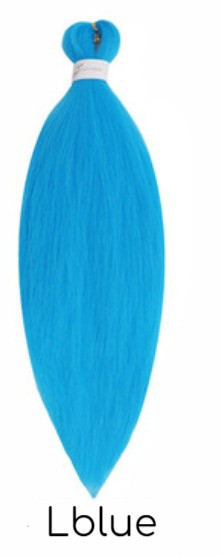 Канекалон Easy Braid Lblue однотонний блакитний