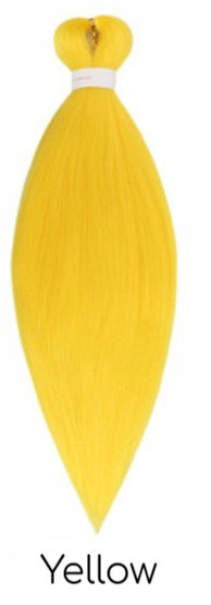 Канекалон Easy Braid Yellow однотонний жовтий