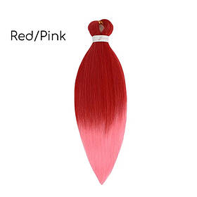 Канекалон Easy Braid Red/Pink омбре червоний рожевий