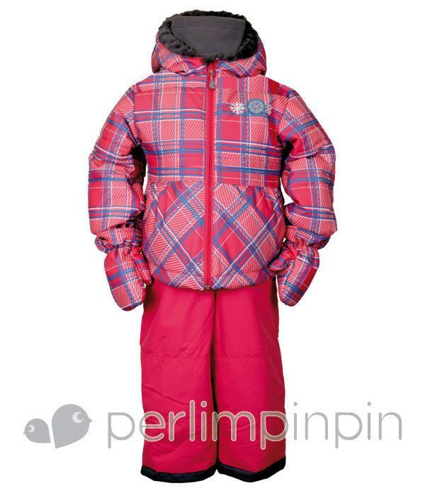 Зимовий термокостюм для дівчинки 18-24 міс., 2-3 роки зростання 86-98 ТМ Perlim Pinpin VH233A