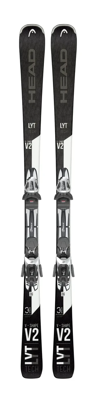 Гірські лижі із кріпленнями Head v-shape v2 pp 9 + sx 10 gw , Розмір: 163 (MD)