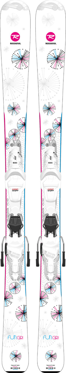 Гірські лижі із кріпленнями Rossignol fun girl+fun girl , Розмір: 130, 140 (MD)