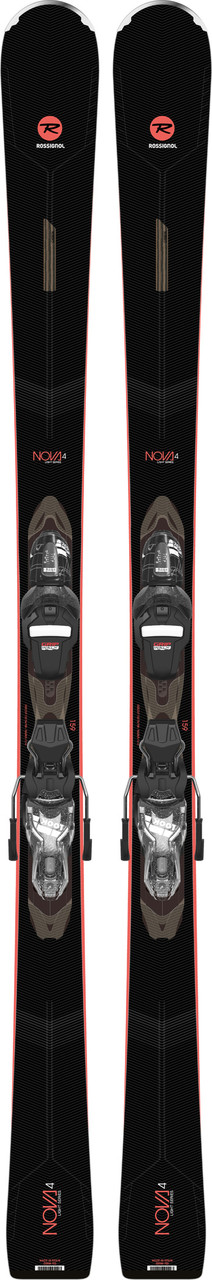 Гірські лижі із кріпленнями Rossignol nova 4 ca+xpress w 10 gw b83 bk/sparkle , Розмір: 146, 154 (MD)