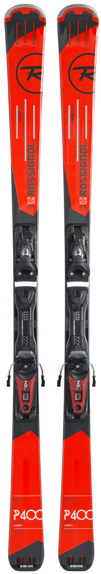 Гірські лижі із кріпленнями Rossignol pursuit 400 carbon + nx 11 fluid b83 black/red , Розмір: 170 (MD)