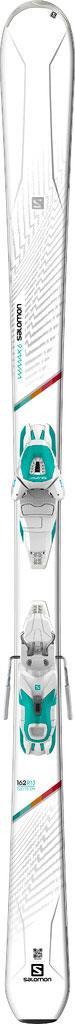 Гірські лижі із кріпленнями Salomon e w-max 6 + e lithium 10 w l80 white , Розмір: 148, 155 (MD)