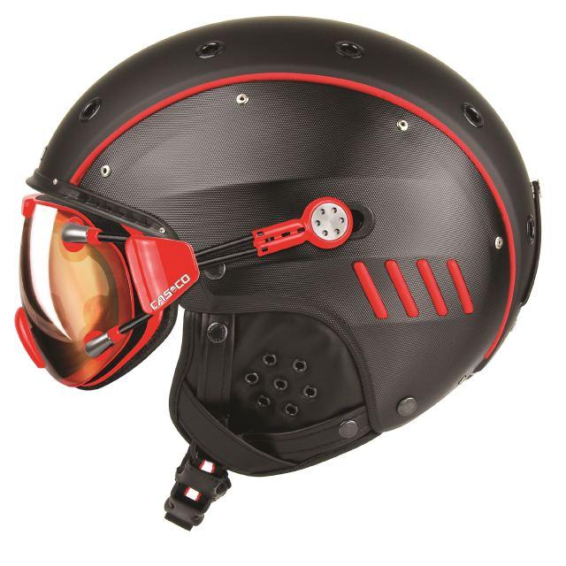 Гірськолижний шолом Casco sp-4 black-red , Розмір: 56-58 (MD)