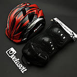 Дитячий комплект захисту з шоломом Maraton + наколінники, налокітники, рукавички, фото 6