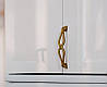 Ручка скоба сучасна класика MILANO GOLD GU-W7010 матове золото 96 мм, фото 9