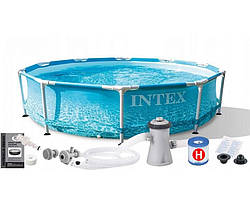 Каркасний басейн Intex 28208 305 x 76 см із фільтр-насосом