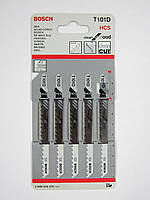 Пилки для лобзика Bosch T101D HCS ДСП 5 шт.