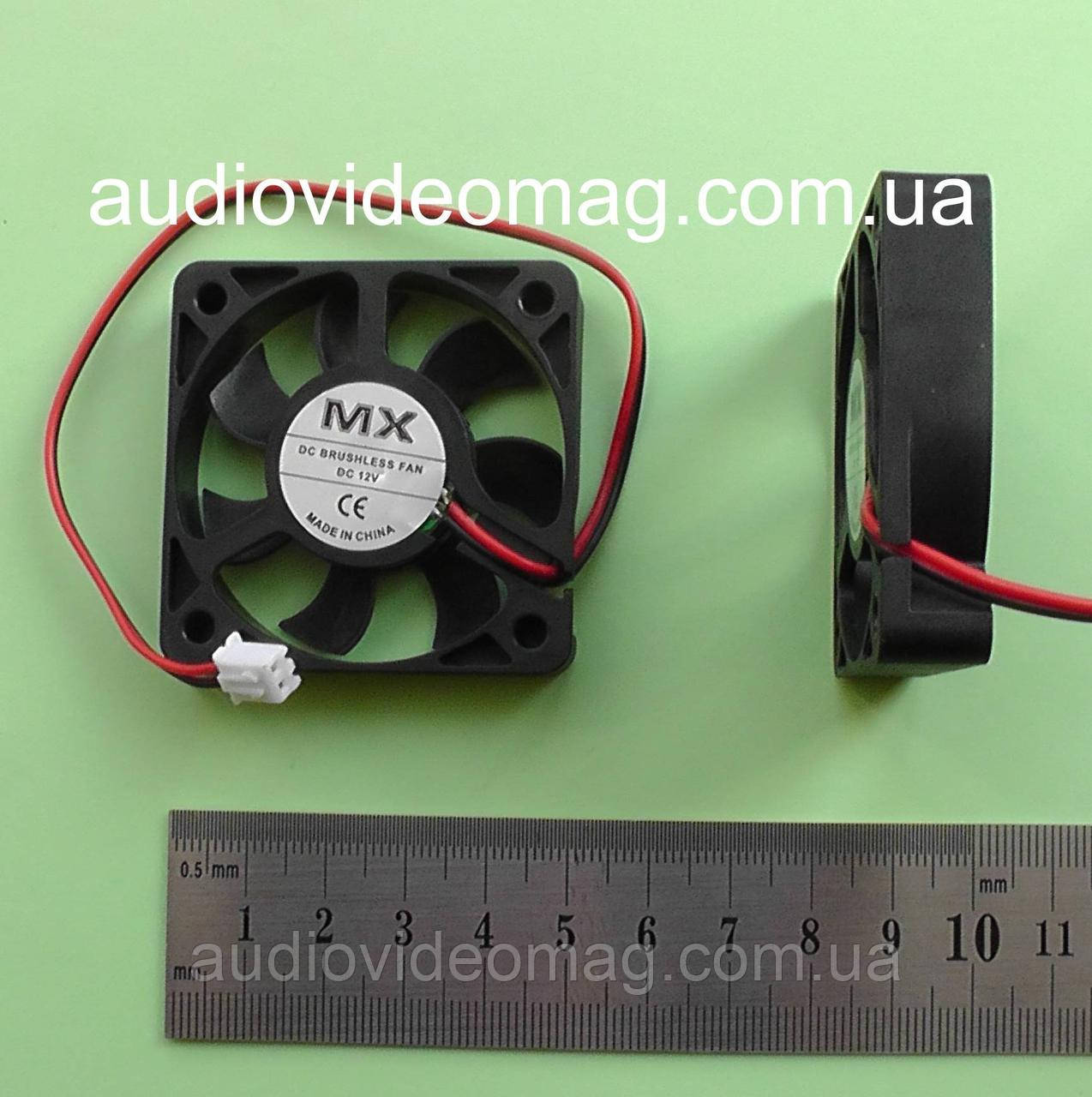 Вентилятор (кулер) 12V 50х50х10 мм, 2 pin, фото 1