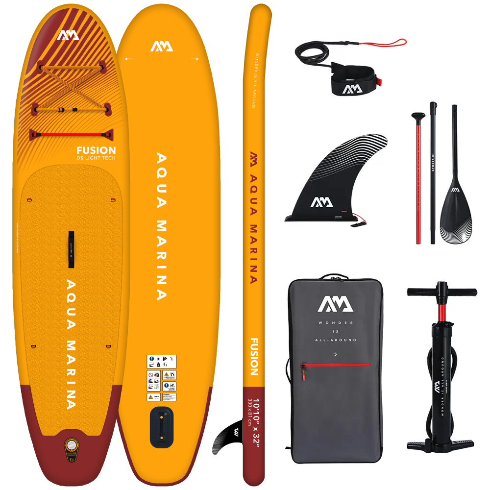 Сапборд Aqua Marina FUSION 10'10" BT-23FUP — надувна дошка для САП серфінгу, sup board