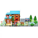 Конструктор дерев'яних брусків Lincoln еко лікарня 240 деталей в коробке, фото 2