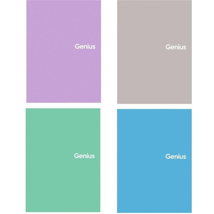 Зошит на спіралі Genius А5 80 аркушів клітинка Школярик, 224610, фото 1