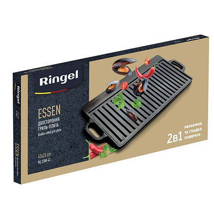 Плита-гриль RINGEL Essen 42х23х1.5 см, фото 3
