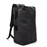 Сумка тактична транспортна баул похідний Solve Black  KT6005302-45*26*20, фото 3