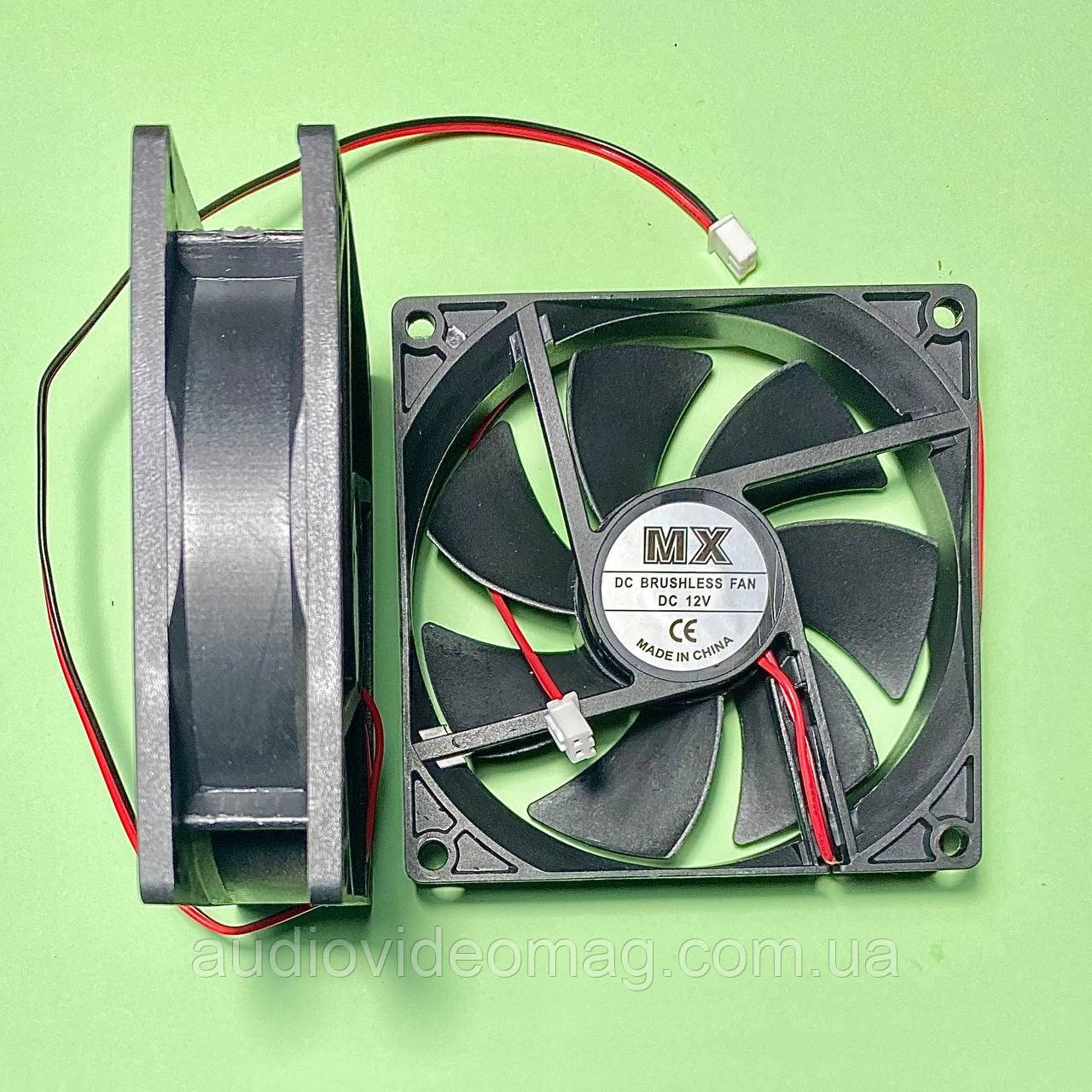 Вентилятор (кулер) 12V 92х92х25, 2 pin