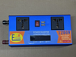 Інвертор 12V-220V, 880W, LCD дисплей, перетворювач напруги