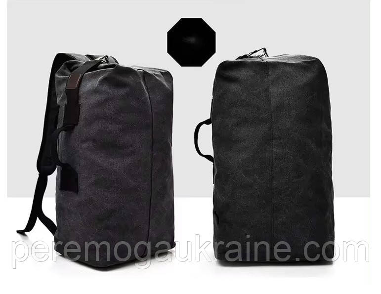 Сумка тактична транспортна баул похідний Solve Black KT6005402-55*30*20