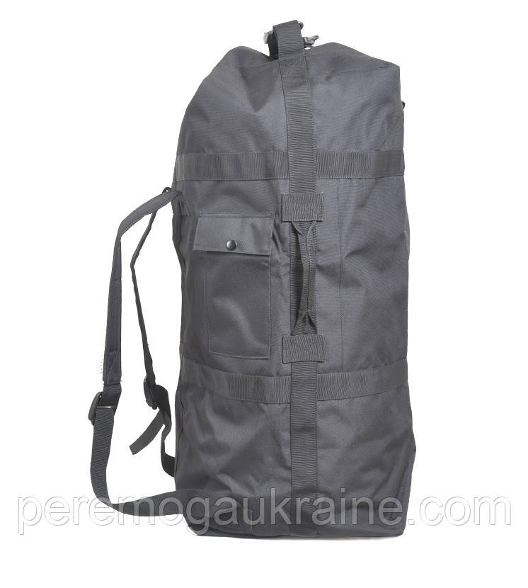 Сумка тактична транспортна баул похідний Solve 80 Л Black KT6002402-80*31*31