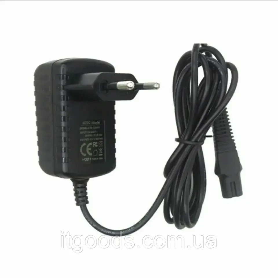 Зарядка для бритви Braun 12V 0.4A серії 3 300BT 3010S 3040S 301S 310S / 5 5030S 5040S 51-M1000s 51-R1000s XT5