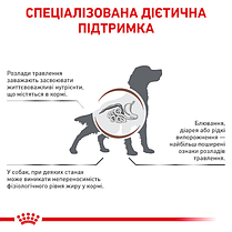 Сухий корм для собак ROYAL CANIN GASTROINTESTINAL LOW FAT DOG при гіперліпідемїі 12 кг, фото 6