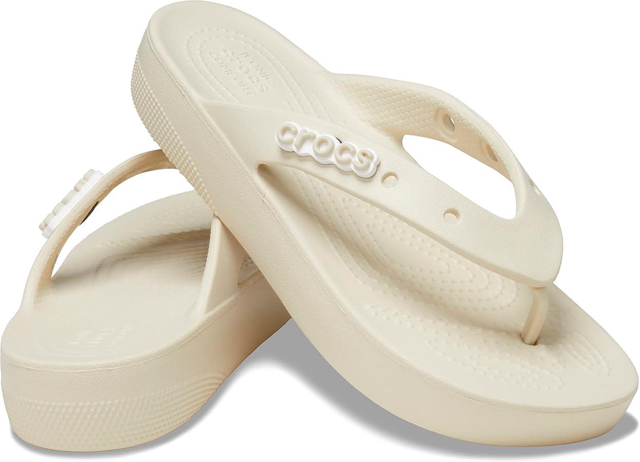 Crocs Platrorm flip м'ята — в'єтнамки жіночі на платформі W7, W8.