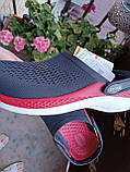 Сабо, клоги крокс Crocs LITERIDE 360 CLOG колір чорний., фото 6