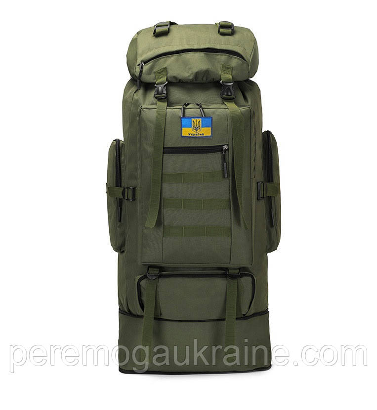 Тактичний похідний рюкзак Solve 70L KT6004301-Олива