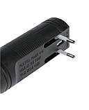 Електрична мухобойка Rechargeable Mosquito-hitting Swatter тришарова акумуляторна Чорно-жовтогарячий, фото 5