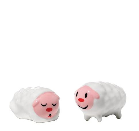 Набір із 2 статуеток Alessi Tiny little sheep 3,8х2,3х2 см