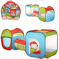 Дитяча палатка M 2503 з тунелем 240х74х84 см