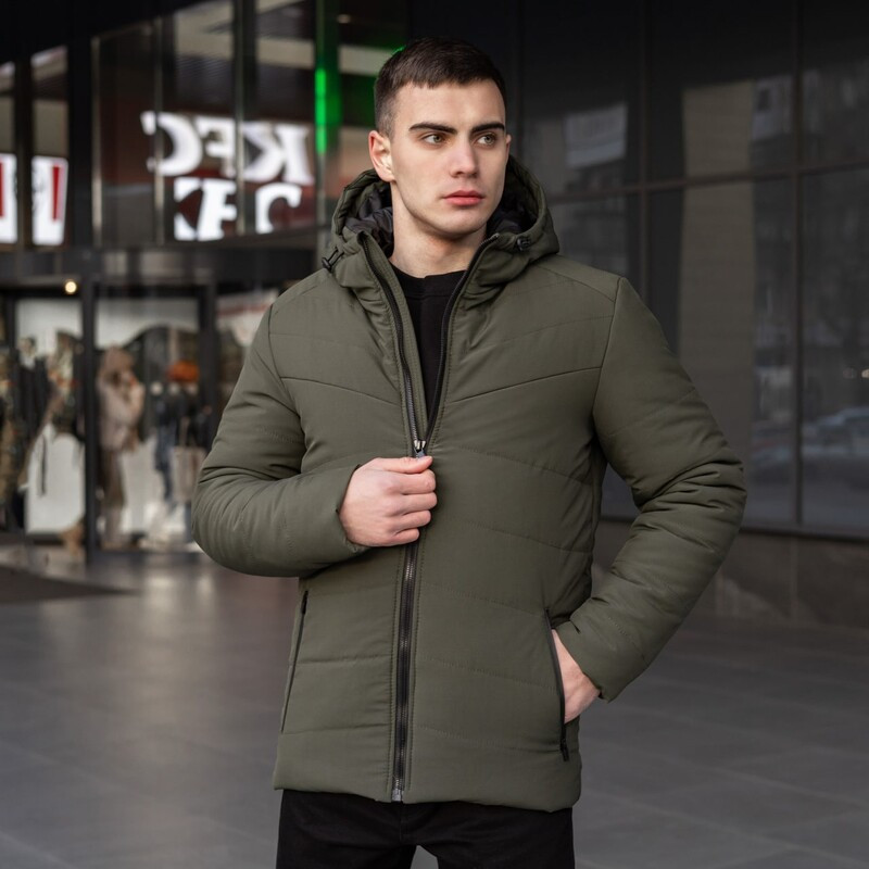 Зимова куртка Pobedov Winter Jacket Dzen кольору хакі