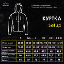 Чорна куртка Pobedov Setup із вставками кольору хакі, фото 10