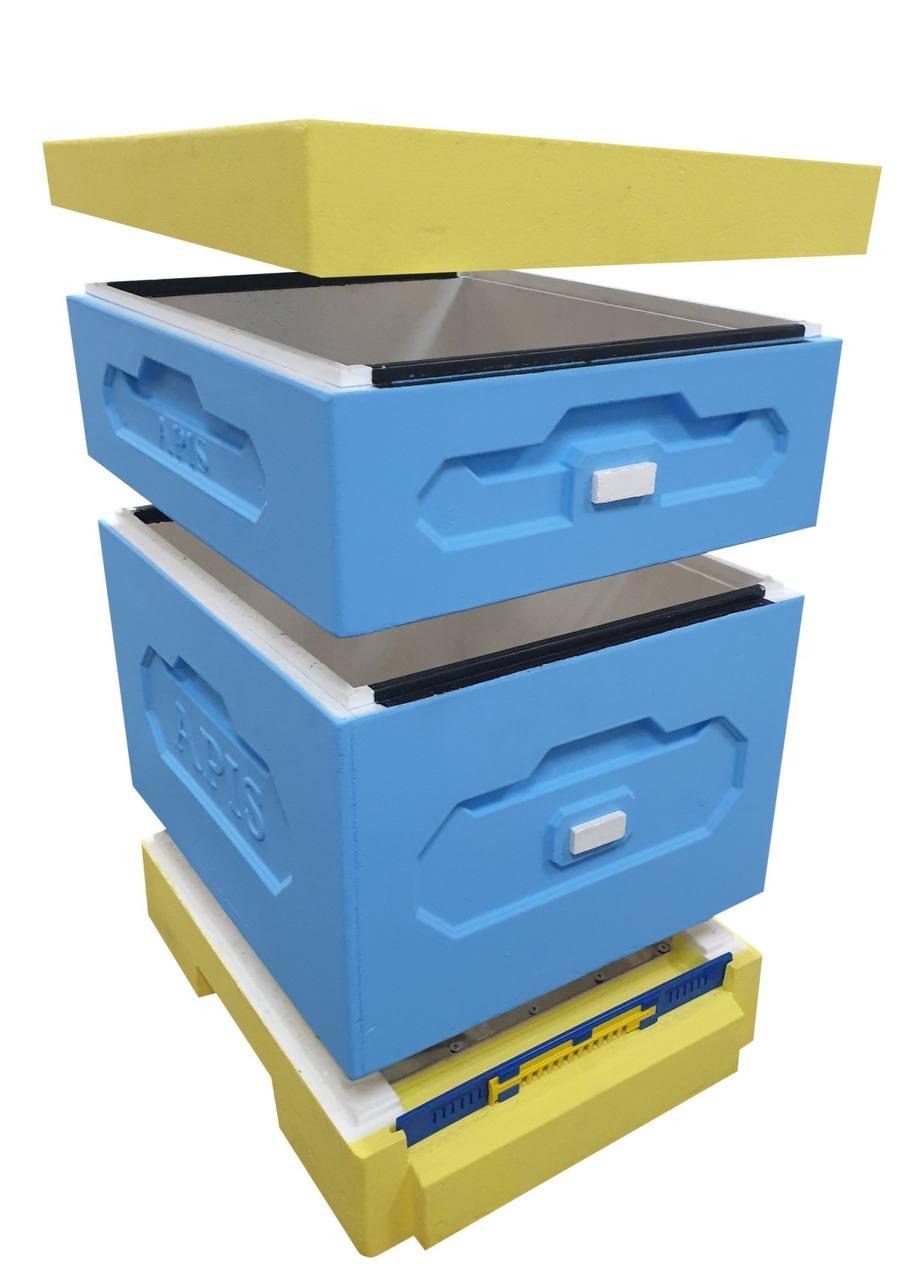 Вулик ППС (1 корпус Дадан на 10 рамок +1 магазин) низький дах, фото 1