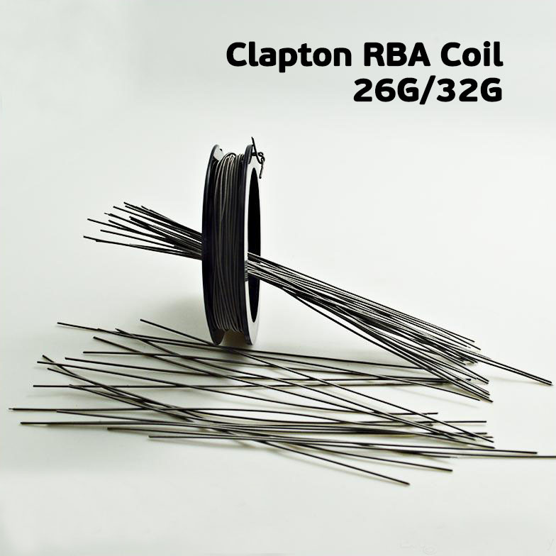Clapton RBA Coil 26G/32G (0.4мм/0.2мм) 15см - фото 1 - id-p422432647