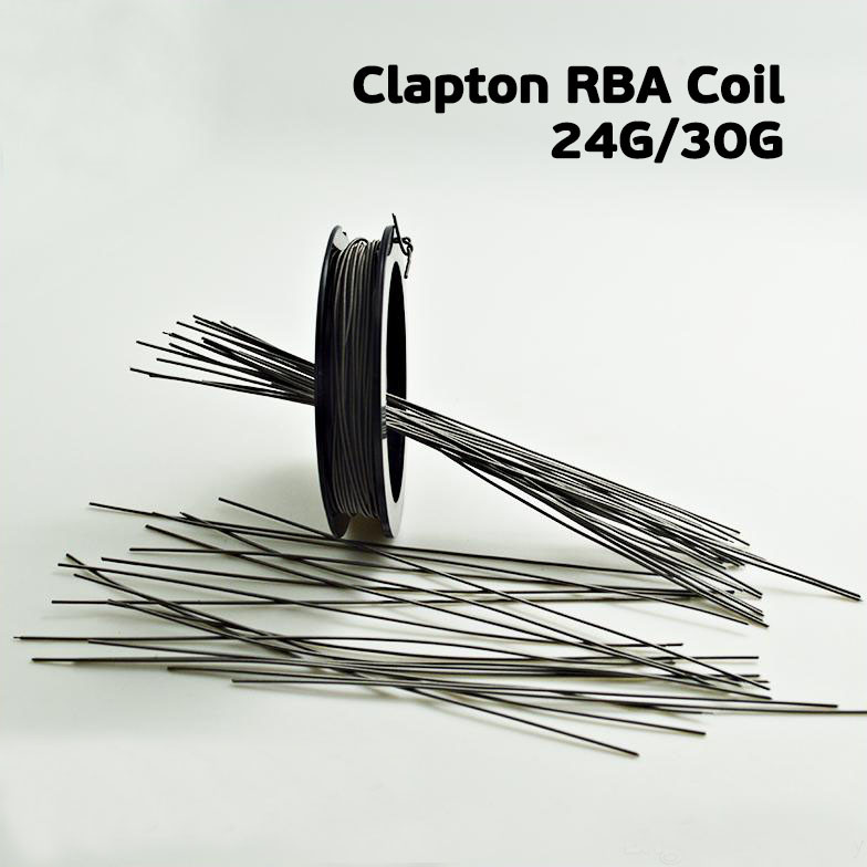 Clapton RBA Coil 24G/30G (0.5мм/0.25мм) 1м - фото 1 - id-p459793827