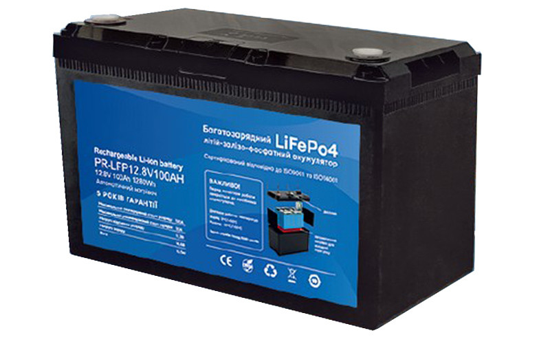 Літій-ферумний акумулятор Weekender 100Ah 12,8V LiFePO4 з автоматичним підігрівом, фото 1