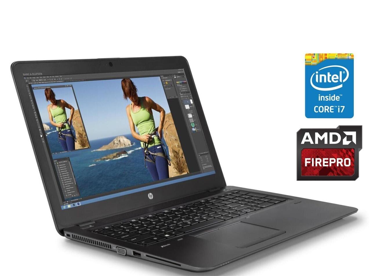 Ноутбук HP ZBook 15U G3/ 15.6" (1920x1080)/ Core i7-6500U/ 16 GB RAM/ 512 GB SSD/ FirePro W4190M 2GB