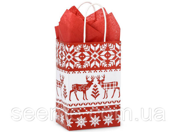 Пакет подарунковий "Deer", 135x205x90 мм, фото 1