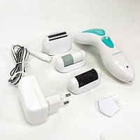 Засіб для чищення п'ят Gemei GM-7006 4в1, Пила для п'ят, Жіночий епілятор пемза Пила терка ' VO-56