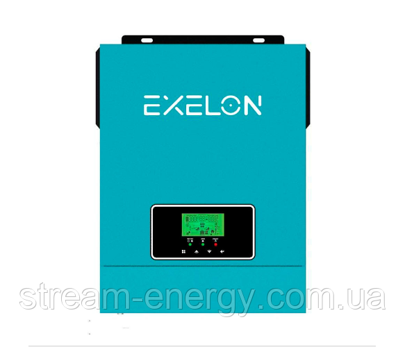 Гібридний інвертор 3кВт Exelon EXS-3200/24, 3200VA, 24V, фото 1